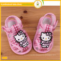 2015 new design hot sale hello kitty baby fabric sandals